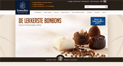 Desktop Screenshot of leonidasbonbons.nl